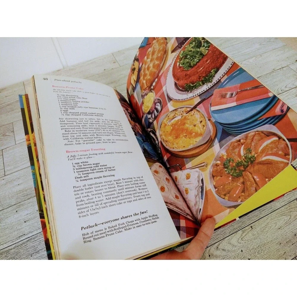 Best Buffets Cookbook 1963 Hardcover Better Homes‎ & Gardens 1st Printing Retro